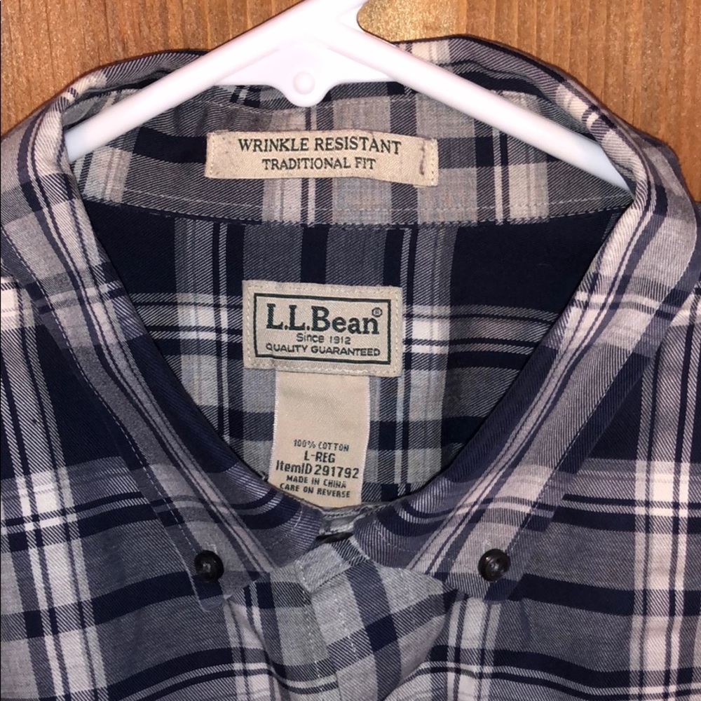 LL Bean wrinkle free button down shirt